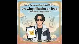 Drawing on iPad: I Drew a Pikachu Meme in GoodNotes (Apple Pencil) | Comprehensible Chinese (Taiw...