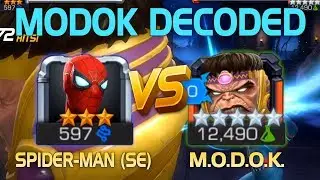 MODOK Decoded: Spider-Man (Stark Enhanced) vs. MODOK (5* R5) w/ Tips | Marvel Contest of Champions
