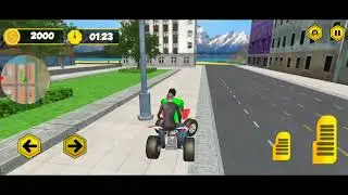 ATV Bike Taxi Sim 3D gameplay 6- Android Game play