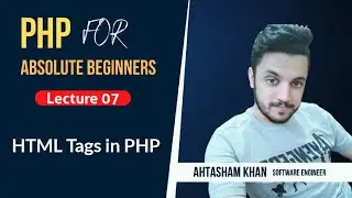 7. HTML Tags in PHP - Hindi / Urdu - Easy PHP for Beginners