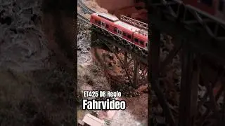 Elektrotriebwagen ET425 DB Regio von Kato in Spur-N 1:160, Fahrvideo, meine Modellbahnanlage