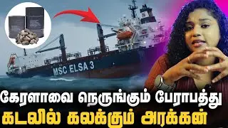 கடலில் கலக்கும் அரக்கன்  | வெடிமருந்தாகும் கண்டெய்னர்கள் | Kerala MSC ELSA 3 ship accident