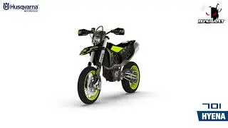 HUSQVARNA 701 supermoto 2019 BLACK PREDATOR design (3D elaboration)