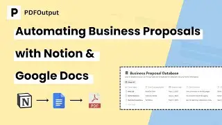 Generate Business Proposals on automation using Notion and Google Docs (Step by step guide)