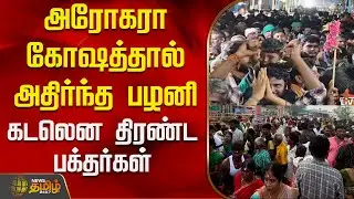 Palani Temple Thaipusam 2026 | Crowd | அரோகரா கோஷத்தால் அதிர்ந்த பழனி - கடலென திரண்ட பக்தர்கள்