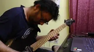 Practicing Hard Rock Guitar in E minor #rockguitar
