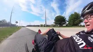 Recumbent Trike: Ice Sprint X. Kraft, Dover DE to Schutte Pk