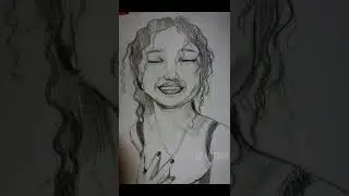 during on boring time sketch 😁💙#shorts #art #sketch
