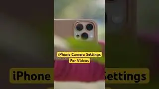 Best iPhone Camera Settings for Videos #iphone #iphonecamera #iphone15 #iphone16 #iphone13 #tech