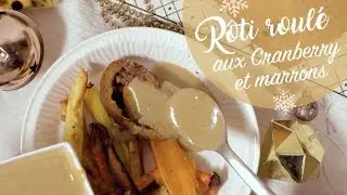 Joyeux Noël en Veganie ! Rôti roulé aux Cranberry et marrons
