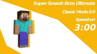 Steve's Classic Mode in 3:00 | [0.0] | Super Smash Bros Ultimate