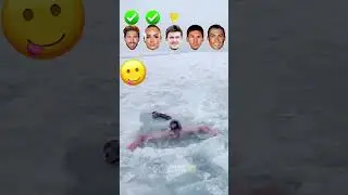 Football Players Epic Ice Bath Challenge🥶🛀🏻 #icebathchallange #messi #ronaldo #ramos #lehmann #funny