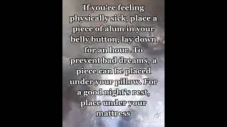 Easy Negativity Absorber - Alum Stone for Spiritual Uses