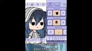 How to create the squished face in #gacha #life #tutorial #shorts