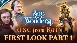 Rise from Ruin FIRST LOOK: Nomads, Harefolk, New Terrain type | Age of Wonders 4