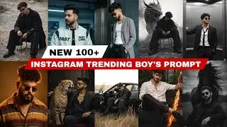 100+ GEMINI AI PROMPTS| NEW TRENDING PHOTO EDITING | BOYS NEW PROMPT 💥 TRENDING STYLES BOY'S PROMPT|