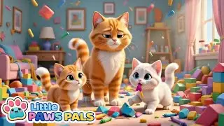 Messy Messy Clean Clean | Gentle Clean-Up & Bedtime Song for Toddlers 🌙