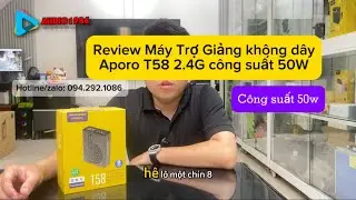 Máy Trợ Giảng không dây APORO T58 2.4G PLUS – Âm Thanh Mạnh Mẽ, Thiết Kế Đẳng Cấp 50W / Audio1986