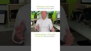 What does it mean when your back hurts at night? - Adelaide Physio