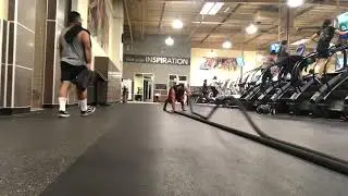 Battle Rope Medley #50yearsold  #mobility #hiit #wod #core #keepmoving #keepdoing #metcon 