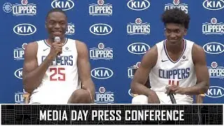 Mfiondu Kabengele & Terance Mann Media Day Press Conference | LA Clippers