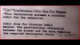 Geo-Synchronous Orbit Sizes for some planets and our Moon
