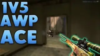 CS:GO - 1v5 AWP Clutch!
