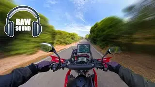 PURE SOUND HONDA CRF300 | Rodando en solitario ✖️🎵✖️🗣️
