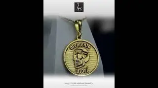 Memento Mori Necklace &ndash; Elegant Reminder of Life&rsquo;s Impermanence &ndash; Symbolic Jewelry