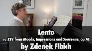 Lento (op.41, no.139) by Z. Fibich