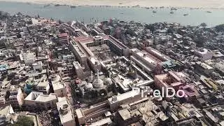 PD0662y Prayagraj Drone Video - Banaras Kashi Aerial View | Varanasi Drone Shot