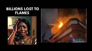 Great Nigeria Insurance House Fire Balogun Market #lagos #nigeria #fire