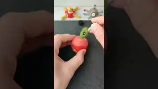 Applin Pokemon Satisfying Wool Art.