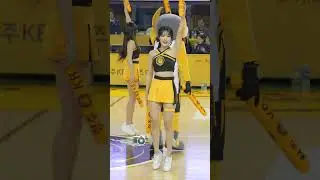 심판때문에 경기 늦게 시작했지만! | 청주 KB스타즈 최홍라 치어리더 응원교육 | CheerLeader FanCAM 4K 60fps | 260118