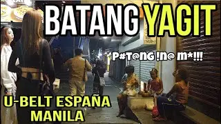 REVEALED! SOLO WALK AT MIDNIGHT IN UBELT ESPAÑA MANILA PHILIPPINES | WALK TOUR | NIGHTLIFE [4K]HDR 