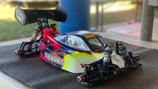 Kyosho Mp10e tki2 Running some laps #kyosho #hobbywing