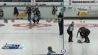 Ariane Oberson Hit To Score vs Mann - Swiss Chalet Women - November 2024