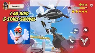 I am bird 5 stars mobile gameplay 