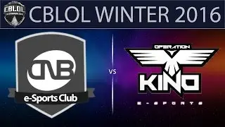[LoL VODs] CNB vs KINO Game 1 | CBLOL Winter 2016 (28.05.2016) - CNB e-Sports vs Operation Kino
