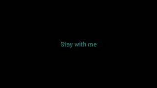 stay with me karaoke 