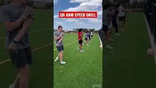 GREAT Quarterback Arm Speed Drill 💨 🦾🏈