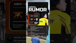 Rumor KIBOY akan FAREWELL dari ONIC #kiboy #farewell #onic #mlbb