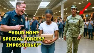 Cop Laughs at Black Girl for Saying Her Mom's in Special Forces&mdash;Until She Walks Onto The Scene