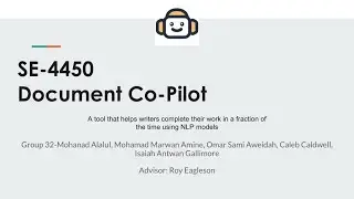 Document Copilot AI-Powered Document Editor: Capstone Project Demo Group 32