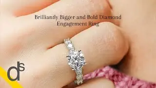 Brilliantly Bigger and Bold Diamond Engagement Ring
