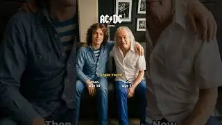 AC/DC Rock Band (1973-2026) Then and Now 🎸#nostalgia