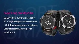 DTNO.I F6 IP68 Waterproof BT4.0 Smart Watch