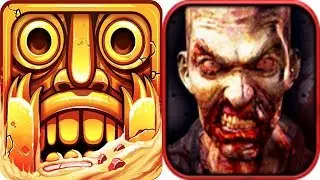 Temple Run 2 vs Gun Zombie Temple