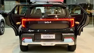 New 2025 KIA Sonet 1.5L - Super Premium Small SUV | Black Color 