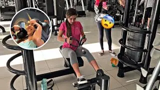 MINHA 1º VEZ NA ACADEMIA!!!!